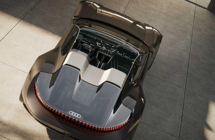 Audi skysphere bovenaanzicht